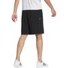 Adidas Solid Color Elastic Mid-Waist Sporty Casual Shorts Men Bottoms Black JP2078
