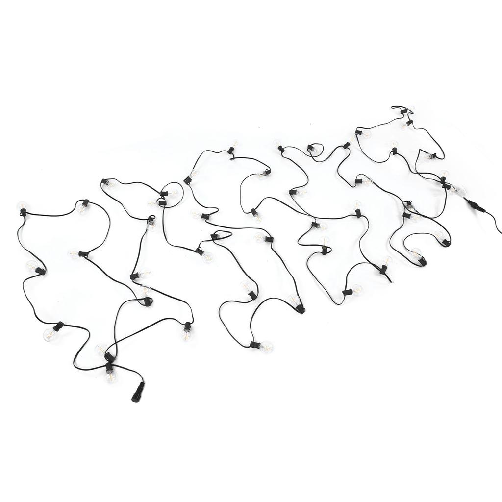 G40 50LED Ball Light String IP45 Waterproof Outdoor Garden Courtyard Lawn Balcony Decoration Warm