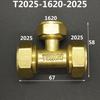 Brass Compression Tee Pex 1216/1418/1620/2026/2632 Pipe Fitting Equal Reduced Aluminum Plastic Pipe Fittings for Floor Heating
