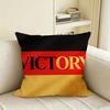 G-Germany Triumph Cushion Cover Natural Linen Pillowcase Set, All-In-One Decor For Sofa, Bedroom & Chair