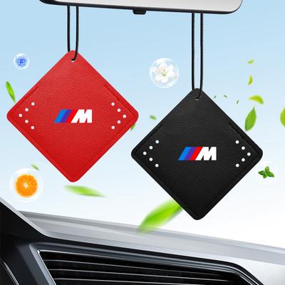 M LOGO Auto Long Lasting Fragrance Tablet Car Interior Air Freshener Pendant For X7 X3 X4 X5 X6 3 4 5 6 7 Series Z4 M M3 M5 M6 E38 E39 E46 E53
