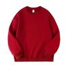 2025 Fleece-Lined Drop Shoulder Cotton Sweatshirt - Thickened Round Neck Workwear with Logo