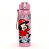 1PC Little Red Riding Hood Folk Cartoon 750ml Color Plastic Sports Water Bottle Leakproof Flip Straw Lid Suitable for Sports Office Home Use