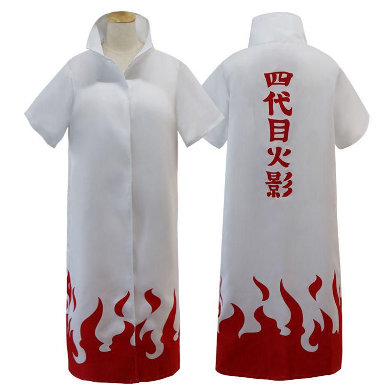 6th Leaf Naruto Village Hokage Naruto Uzumaki Cosplay Costume Robe New Cloaks