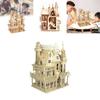 Dreamy Villa Wooden 3d Puzzle Set Ideal For Children Engaging Diy Activity For Family Fun