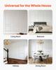 Wall Molding 3 Pack, Wainscoting Panels Kit, Lightweight Paintable Polystyrene, Easy To Install, Waterproof Accent Wall Trim for Interior Décor Living