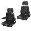 Tractor Seat 3 Level Adjustable Headrest Comfortable Wear Resistant Anti Scratch Excavator Seat  for Telehandler