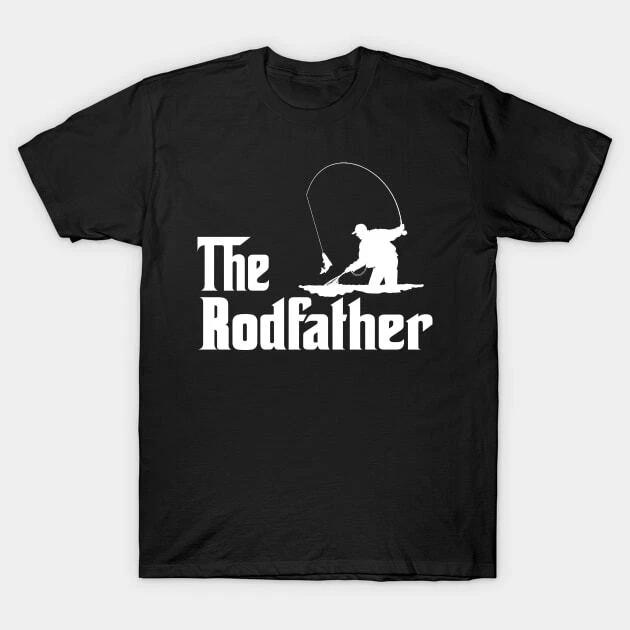 The Rodfather Funny Fishing Gift for Fisherman Made in Australia T-Shirt M