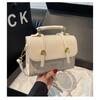 Sac Retro Style Occidental Petit Sac Femme Saisonnière Nouveau Populaire Couleur Unie Bandoulière Mode Portable Carré