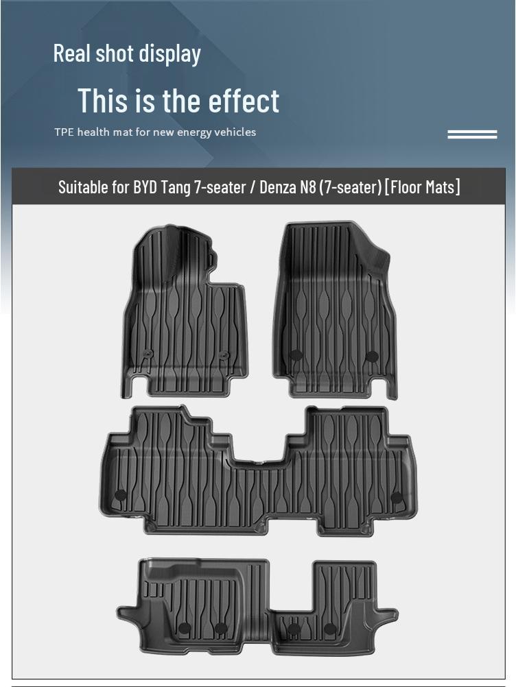 All-Weather TPE Trunk Mat for 2022-2024 BYD Tang Tengshi N8