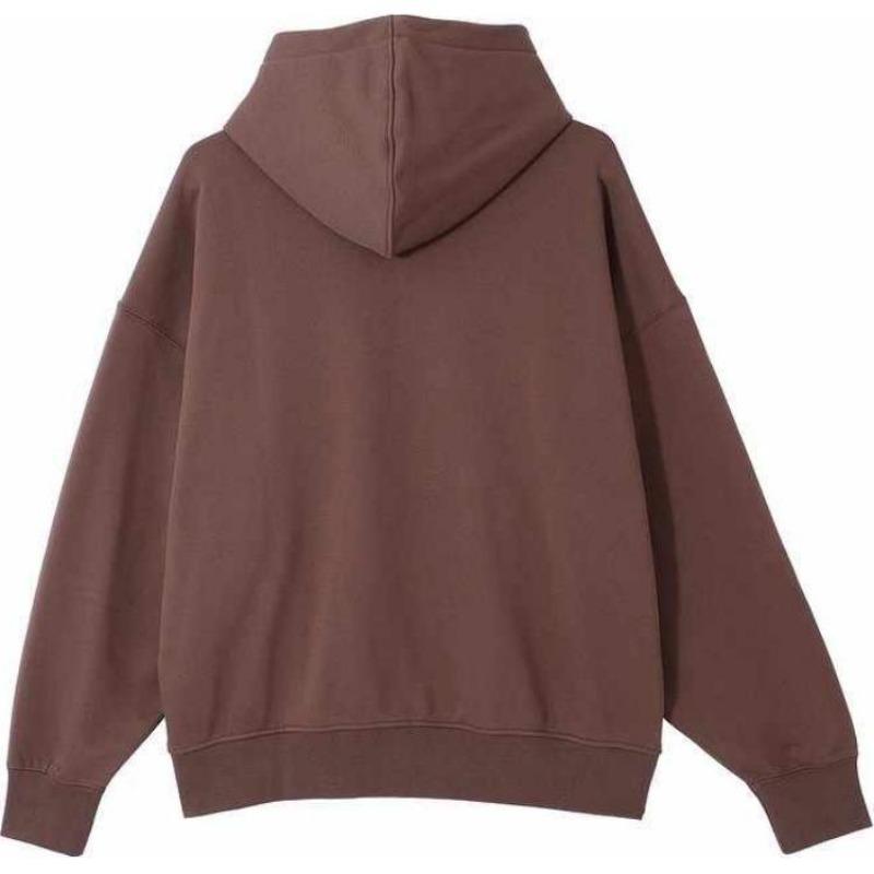 Puma Casual Retro Soft Comfortable Hooded Pullover Long Sleeve Sweatshirt Unisex Sweatshirt Coffee-Brown 631127-65