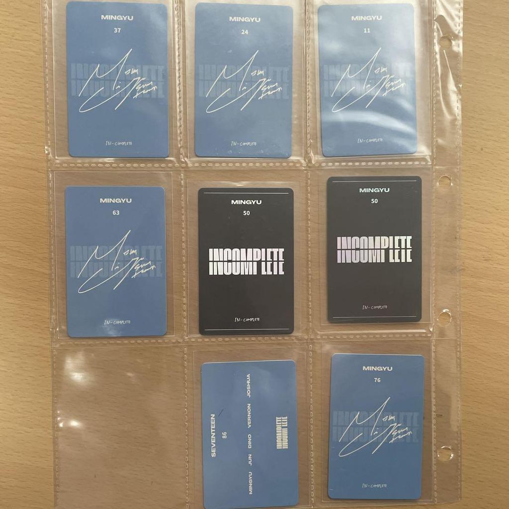 [USED] Incomplete Mingyu