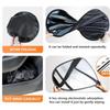 Elektrostatischer Auto-Seitenfenster-Sonnenschutz 4-lagige Sonnenschutzvorhänge Blendschutz UV-Blocker Auto-Innenblocker 99,9% UV Neu