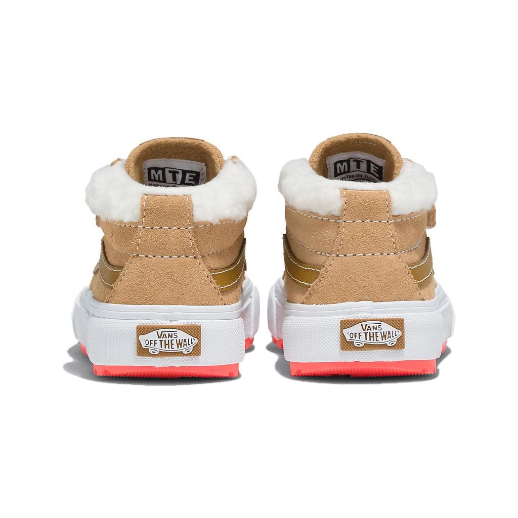 Vans Sk8 Reissue V Mte-1 Mid-Top Kids Skate Shoes Kids Sneakers Brown VN0A5KROBF0