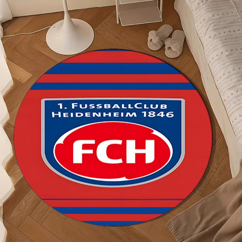 Heidenheim Squad Round mat Home Decor, Chair rug For livingroom,Bedroom, doormat home decor Birthday Gift Christmas Gifts
