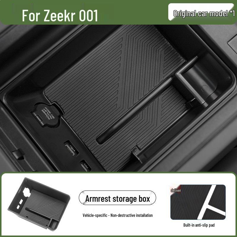 26 Accessories for Zeekr 001 Interior: Center Console Tissue Box  Screen Storage Organizer