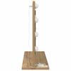 Rectangular Vanity Mirror In Artisan Oak Finish 60 X 45 X 18 Cm