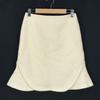 15,000 Yen Tag Attached CROLLA Trapeze Skirt Knee Length Beige 36/S