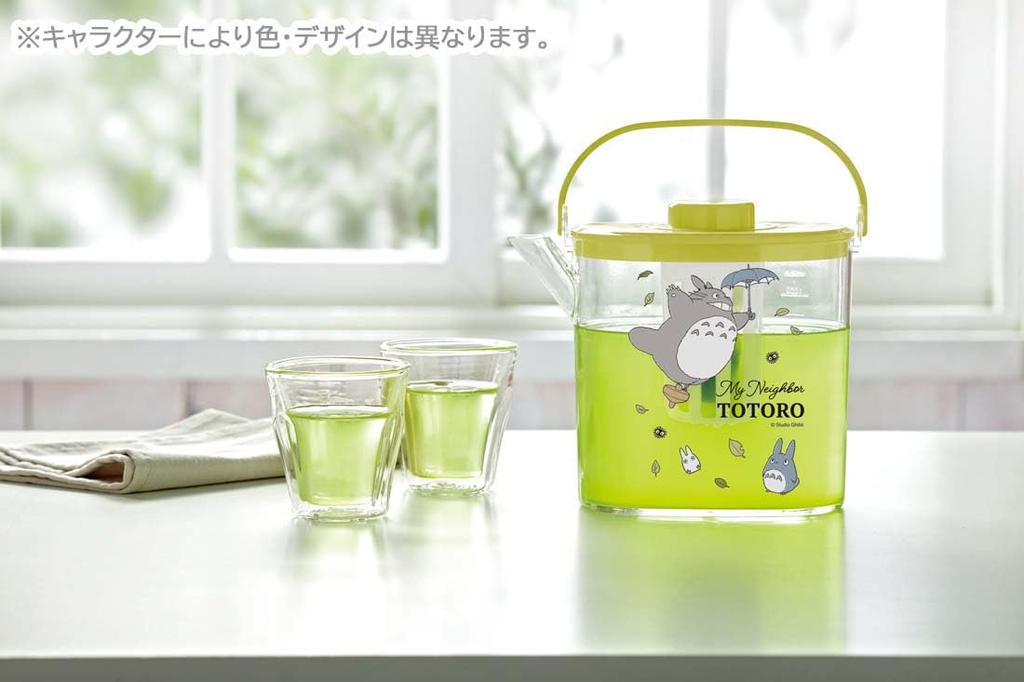 Skater Cold Tea Pot with Can Hold Boiling Cinnamoroll Flower Sanrio Design CM10-A Strainer, 1.2L Capacity, Heat-Resistant, Water, Wreath,