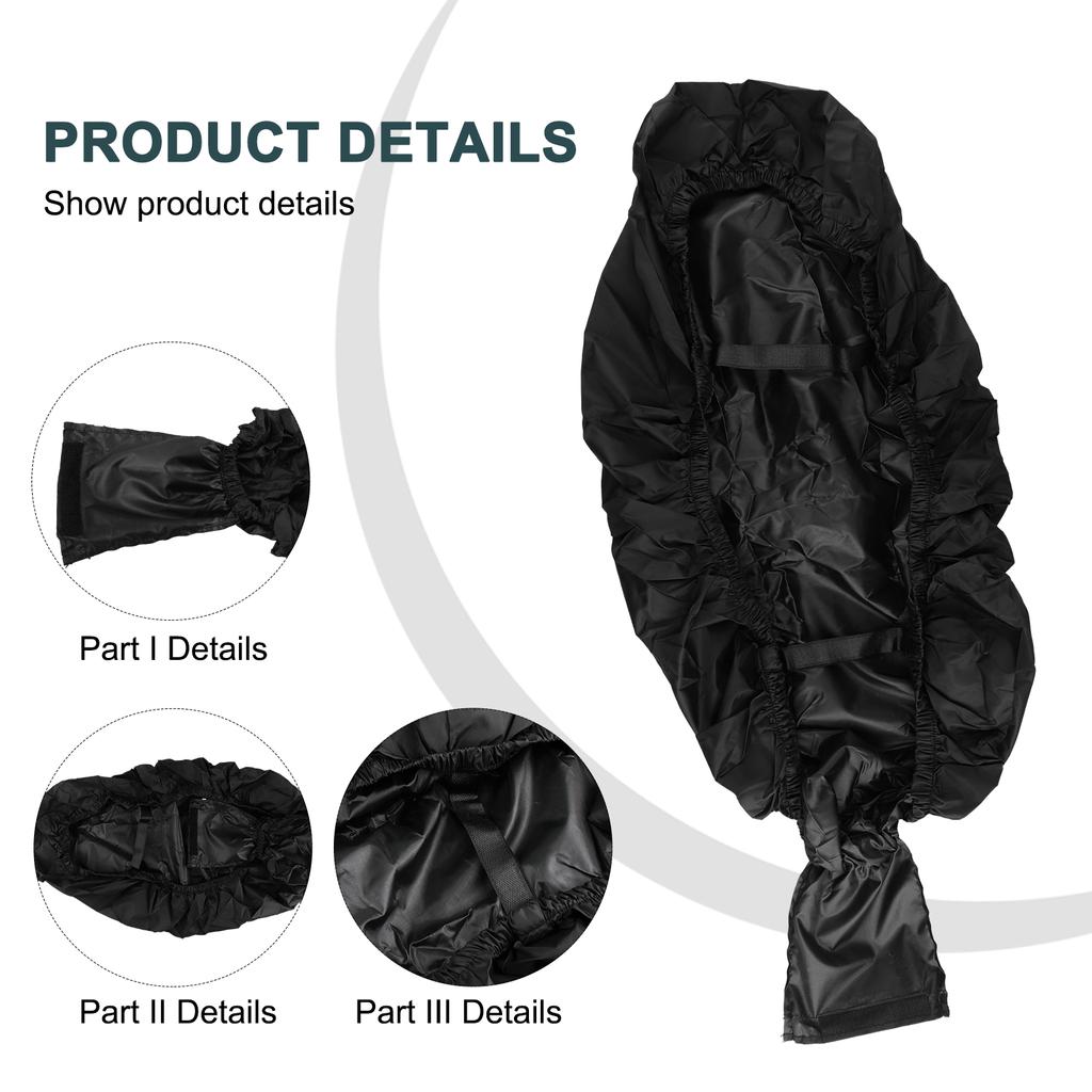 Motorcycle Rain Seat Cover Universal 210D Oxford Cloth Flexible Waterproof/snow Motorcycle Seat Cover