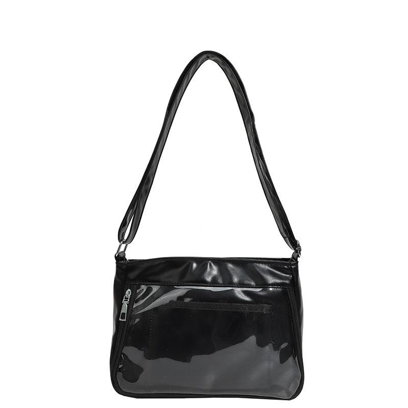 

ins Japanese Versatile Soft Sister Versatile JK Uniform Student Lolita II Female Mori One Shoulder Crossbody Pain Bag чёрный