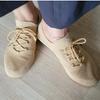Dance Shoes Indoor Cowhide Sole Cheerleading Aerobics Shoes Children's Women's Low Heeled Adult Latin Jazz Dance Shoes