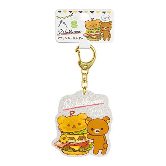 Rilakkuma Rilakkuma Deli Acrylic Key Chain Hamburger AY28901
