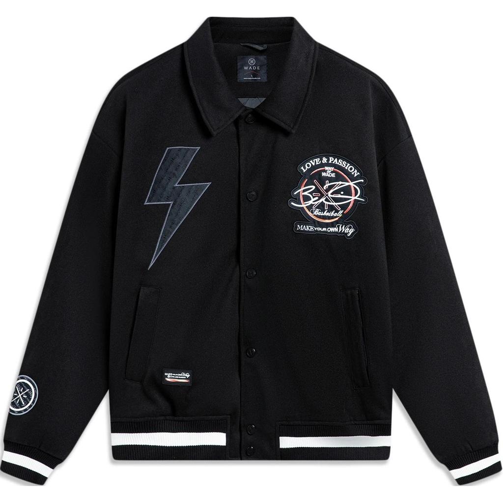 Li Ning Wade Series Loose Comfortable Warm Jacket Men Jacket Black AJMU005-1