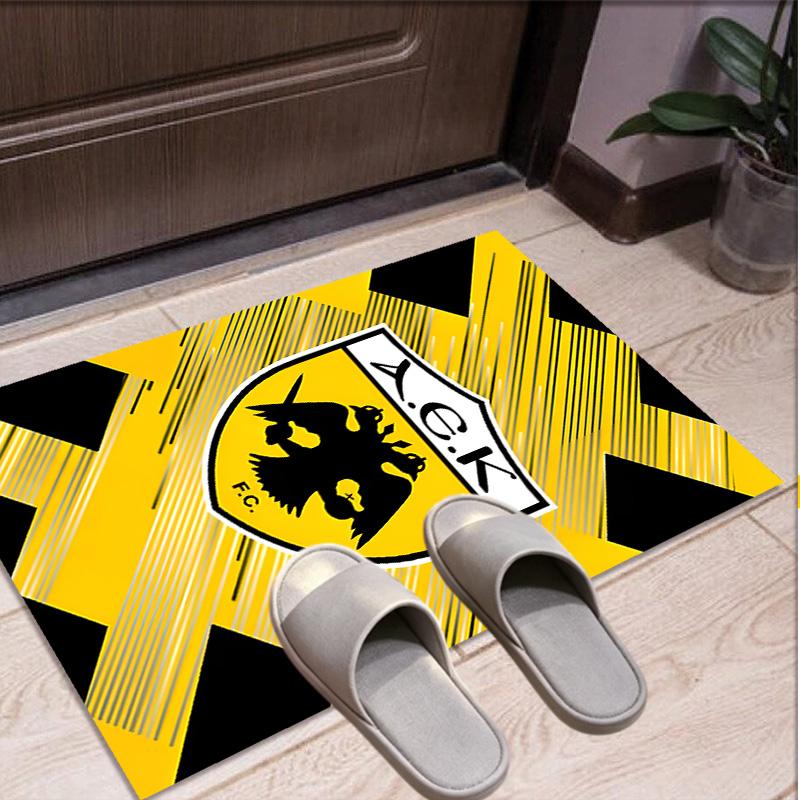 AEK Athens FC Pattern Rug, Indoor/Outdoor Mat, for Picnic, Gameroom, Bedroom, Office, Living Room, Home Decor Carpet, Birthday Gift