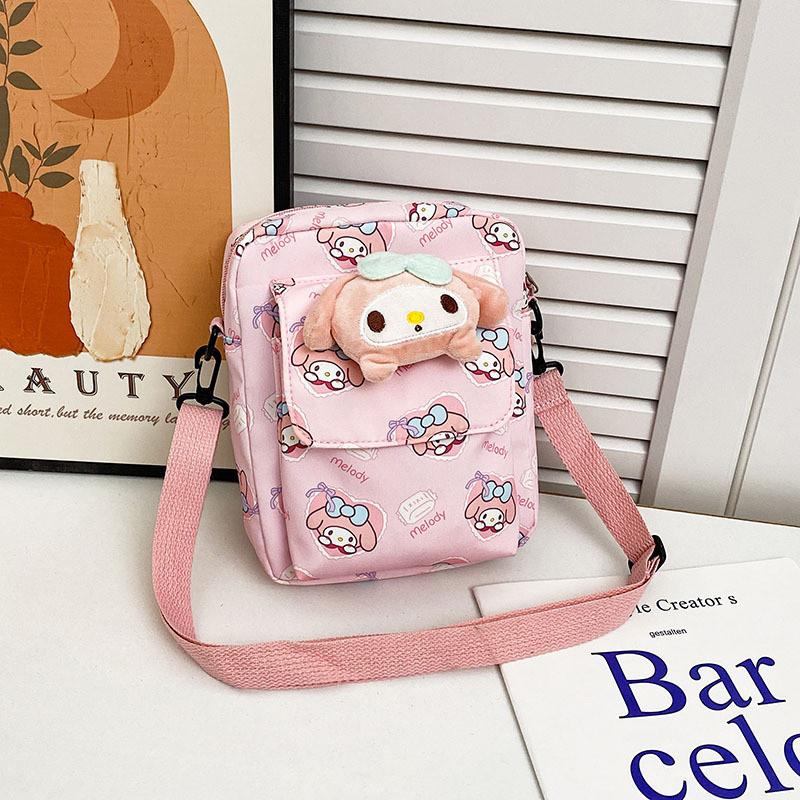 Adorable Cartoon Themed Kids Shoulder Bag For Girls In Stylish Colors For Daily Use