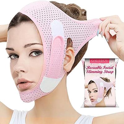 Doppelkinn-Reduzierer, Gesichts-Schlankheitsgurt, V-Linien-Lifting-Gesichtsgürtel, Kinnriemen für Frauen und Männer, Straffung der Haut, Verhinderung von Erschlaffung