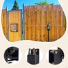2 Way Lockable Gate Latch Hardware for Round Square Tubes Heavy Duty Livestock