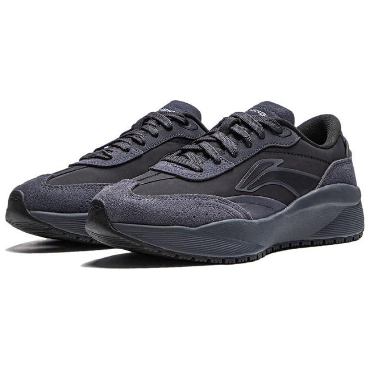 Li Ning Zai Wu 2.0 Soft Resilient Thick Sole Slimming Shock Absorption Non-Slip Wear-Resistant High Top Low-Top Casual Shoes AGCU280-5