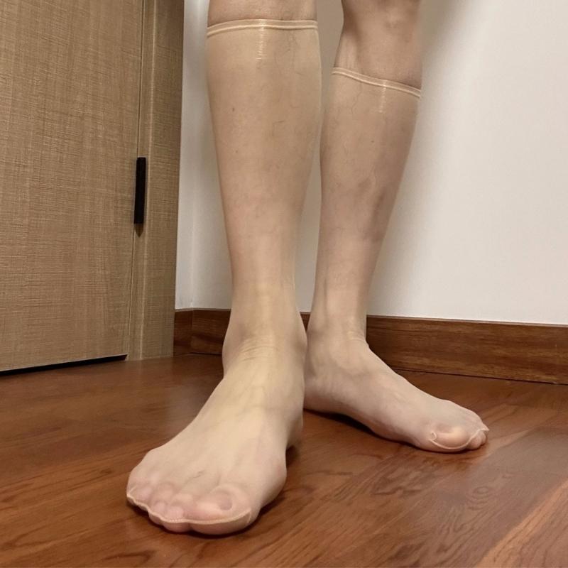 Mens Sheer Business Dress Socks Long Over the Calf Dress or Work Socks Nylon Dress Socks Knee Highs Dress Socks Gifts