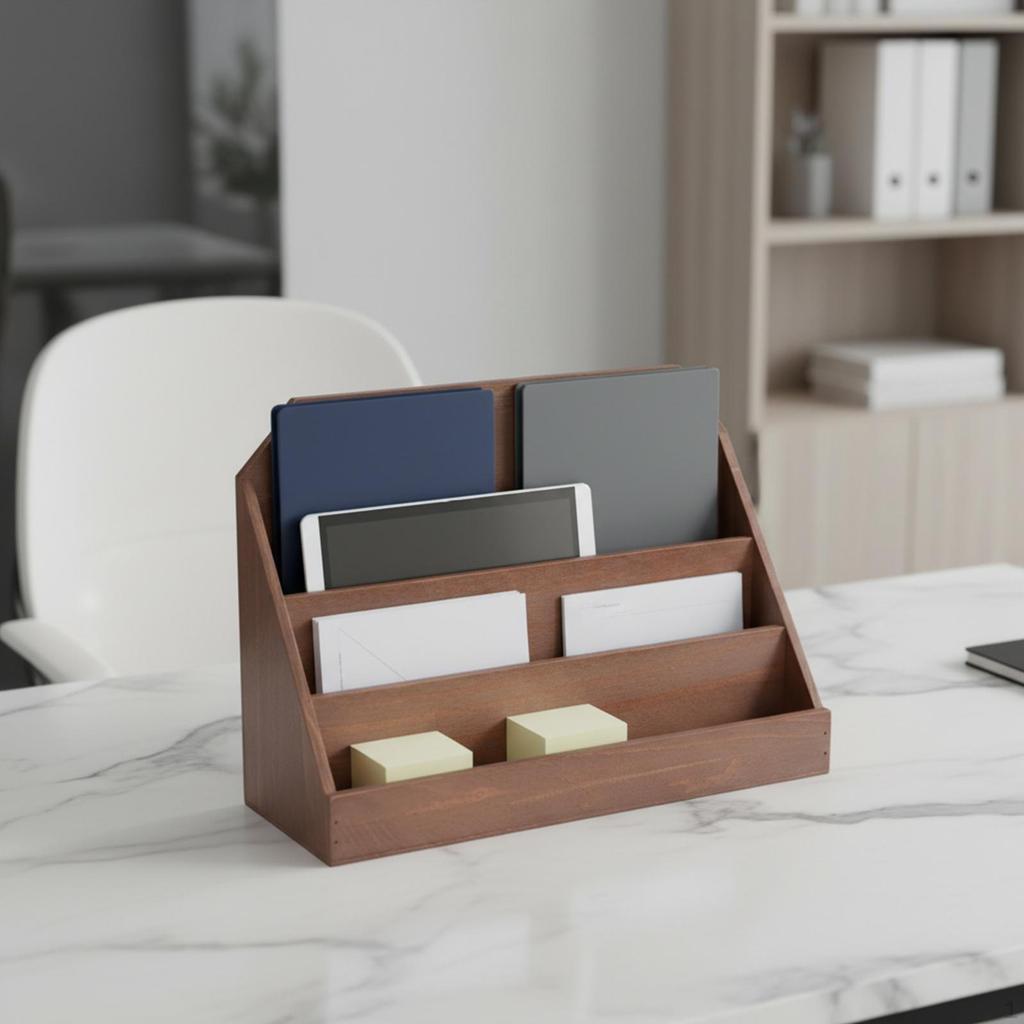 Display Organizer, Easy Assembly, Wooden, for Cards And, Ideal Vendors, Craft Fairs And