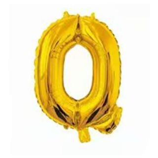 16 Inch Slim Gold Letter Aluminum Foil Balloon Bright Gold Wedding Decoration Film Balloon