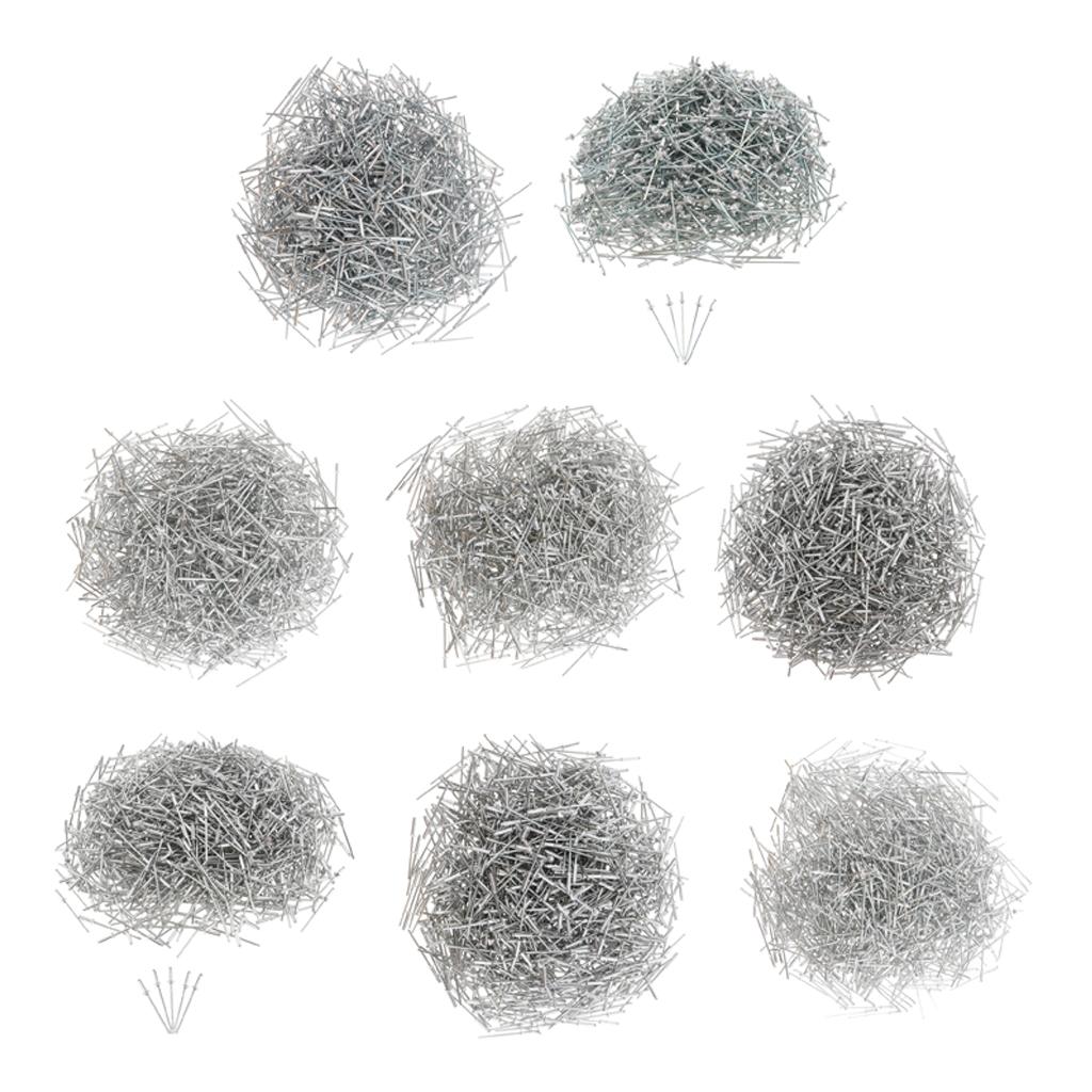 Aluminum Blow Rivets Core Pulling Rivet Screw Assortment Kit for Rivet Pliers Blind Rivets and DIY Tasks