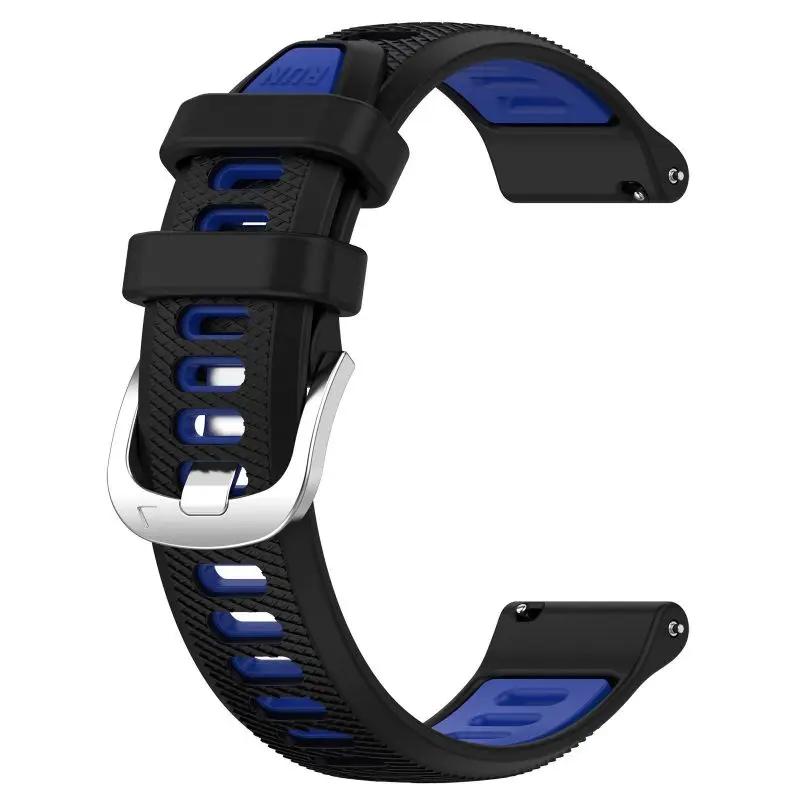 20MM Silikonový řemínek pro Garmin Forerunner 165 245 645 Music Venu 2 SQ2 Plus Vivoactive 6 5 3 Chytré hodinky Náramek Pouzdro Řemínek