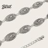 Women Adjustable Waist Strap Chain Bohemia Style Denim Belt Alloy