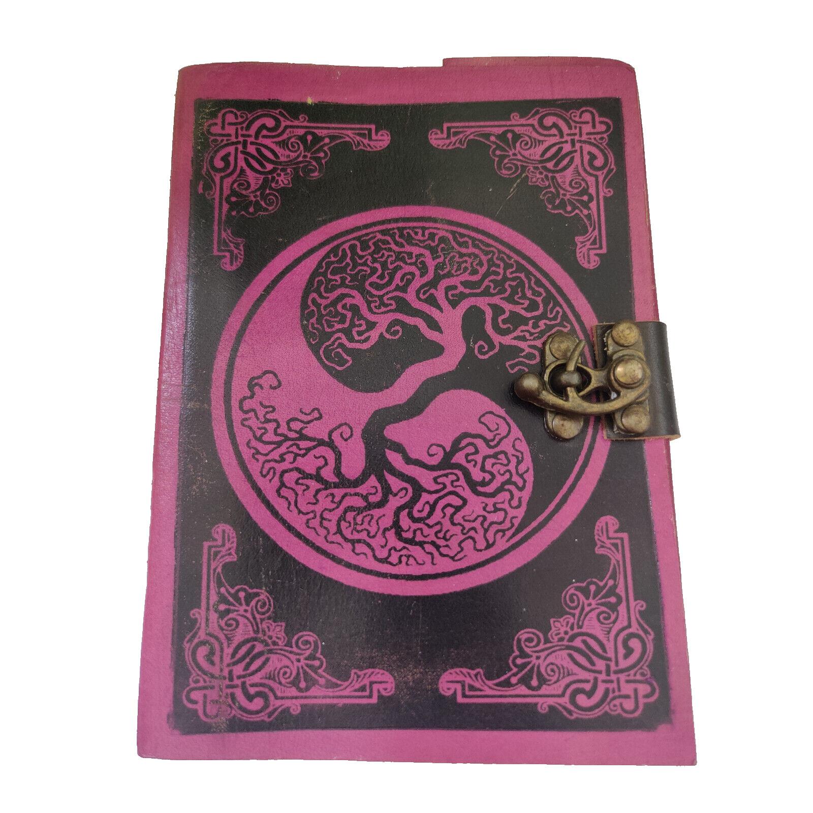 @ Leather Handmade Embossed Printed C-Lock Diary UKR1564_60%OFF