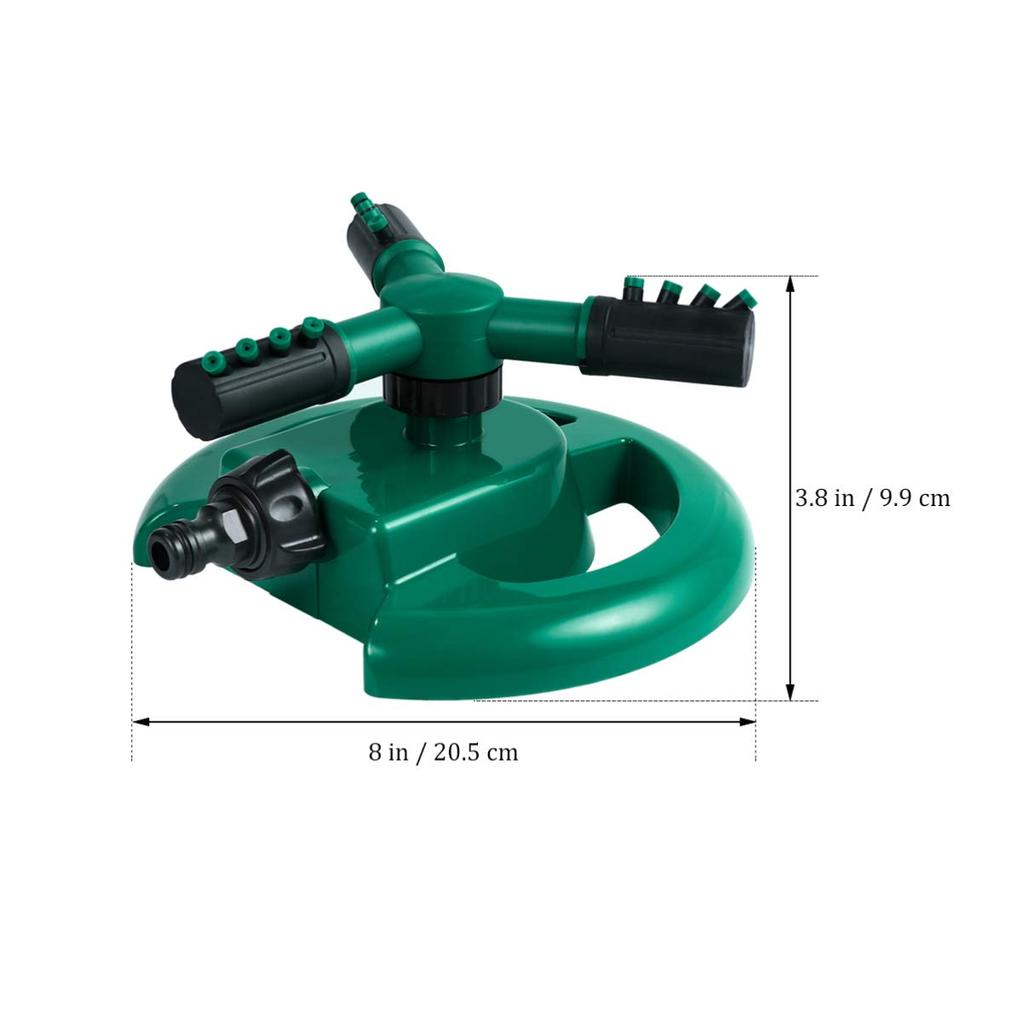 LIOOBO Lawn Sprinkler, Automatic Sprinkler with 360 Degree Rotation, Irrigation, Garden Watering Tool for Gardening, Flower Beds, and Agriculture