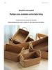 Japanese Straw-Woven Storage Basket for Snacks, TV Accessories, Cosmetics, and Masks