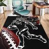 Baseball Feuerkraft Büro Teppich Stuhlmatte, Spielteppich, Geeignet für Eingang, Schlafzimmer, Wohnzimmer, Schreibtisch, Weihnachtsgeschenk