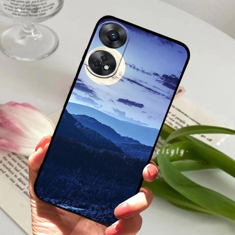 For Oppo Reno8 T 4G 5G Case Reno8T 8T Cool Fashion Soft Silicone TPU Phone Cover For OPPO Reno8 4G 5G Shockproof Bumper Fundas