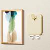 Strong Adhesive Photo Frame Hook No Drilling Picture Frame Hanger Seamless Oil Painting Mirror Picture Frame Removable Hook