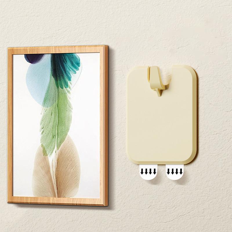 Strong Adhesive Photo Frame Hook No Drilling Picture Frame Hanger Seamless Oil Painting Mirror Picture Frame Removable Hook