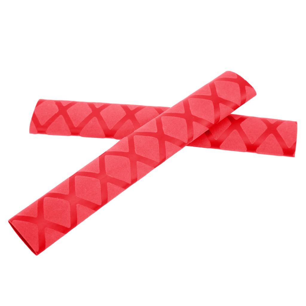 1 Pair Drumstick Grip Drum Stick Mallet Cover Non Slip Polyethylene Instrument Accessory Red