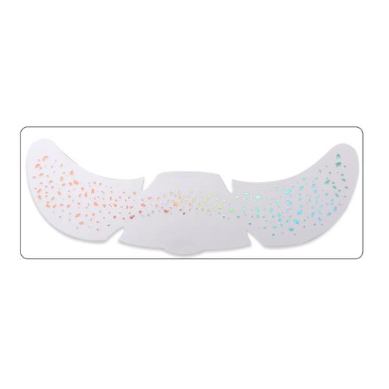 Nostalgie Freckles Face Tattoo, Glitter Makeup Patches, Sparkling Speckles, Holographic-Face Temporary Tattoo for Christmas Parties Musical