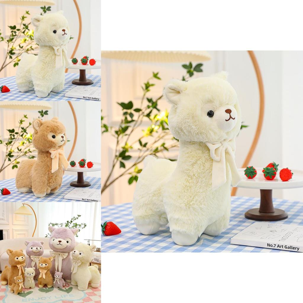Disney Alpaca Plush Toy With Pp Cotton Filling For Girls Bedroom Decor