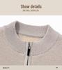 Men's Thickened Plus Velvet Zipper Pullover Knitwear - Autumn/Winter Casual Fashion Long Sleeve